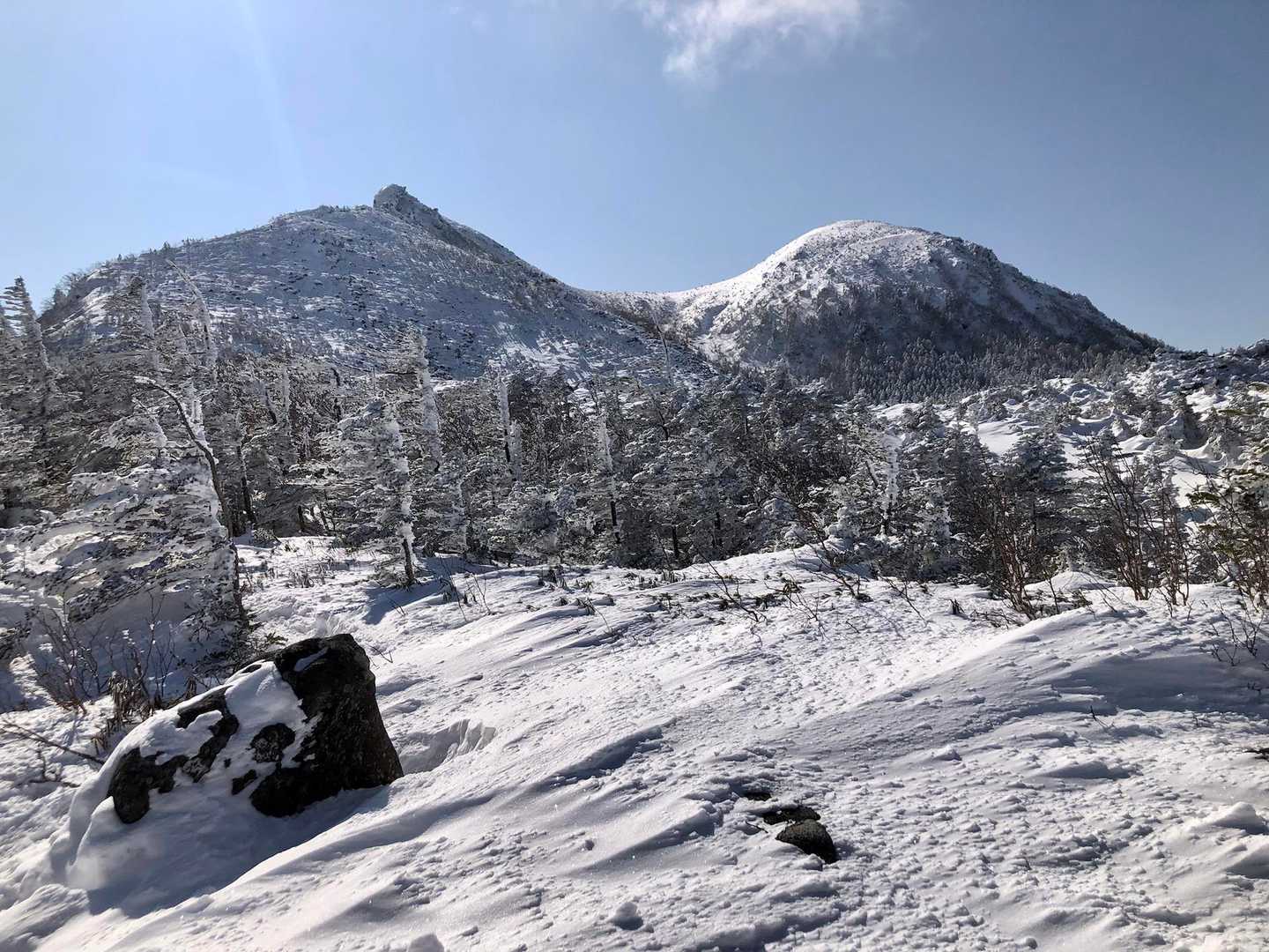 渋の湯バス停-渋ノ湯登山口-中山峠-東天狗岳-中山 周回コースの写真