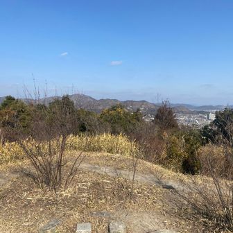 遠くに…高御位山⛰️
