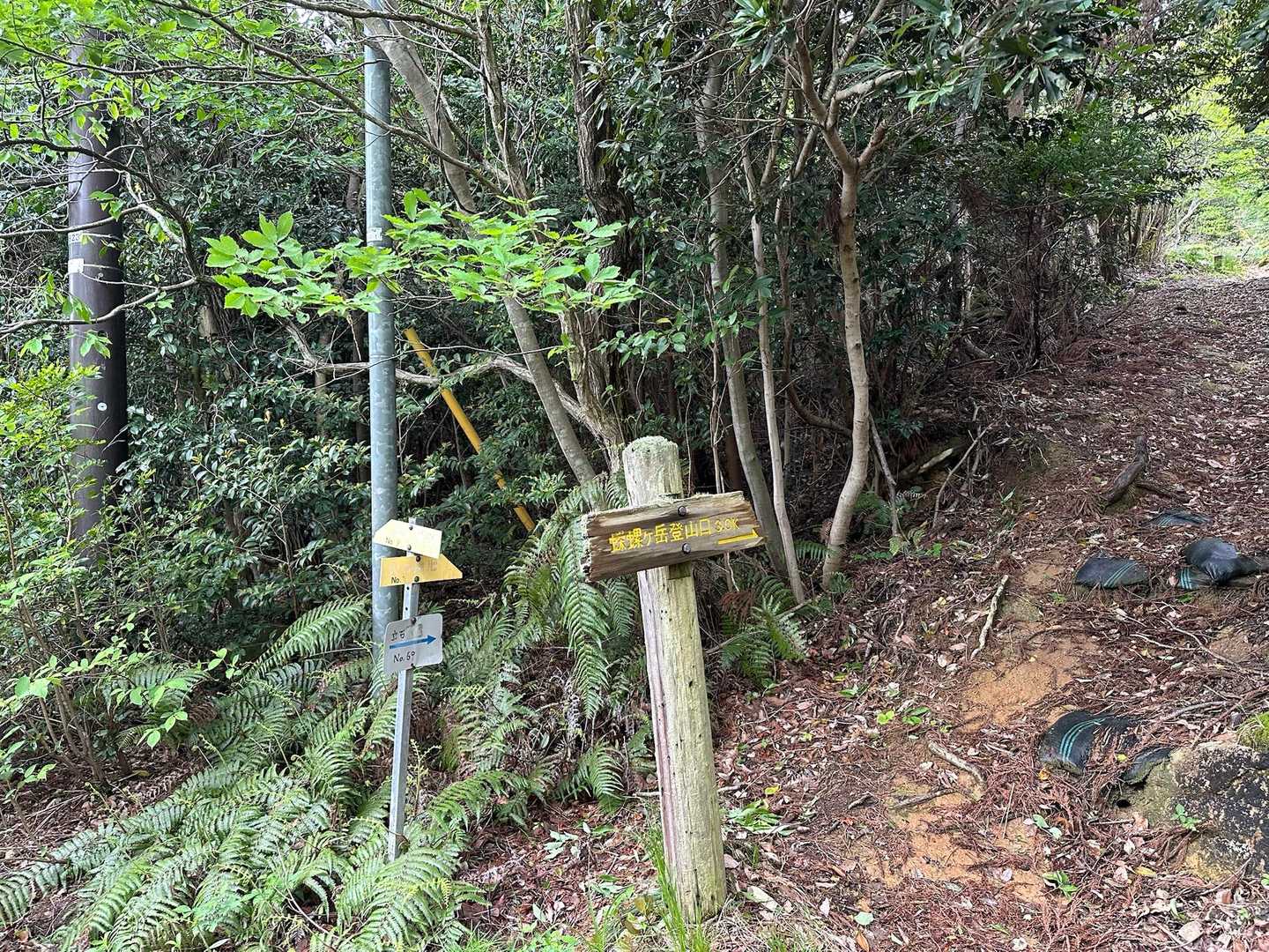 蠑螺が岳 （さざえがだけ）登山口