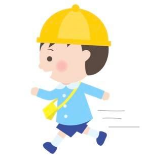 走る園児