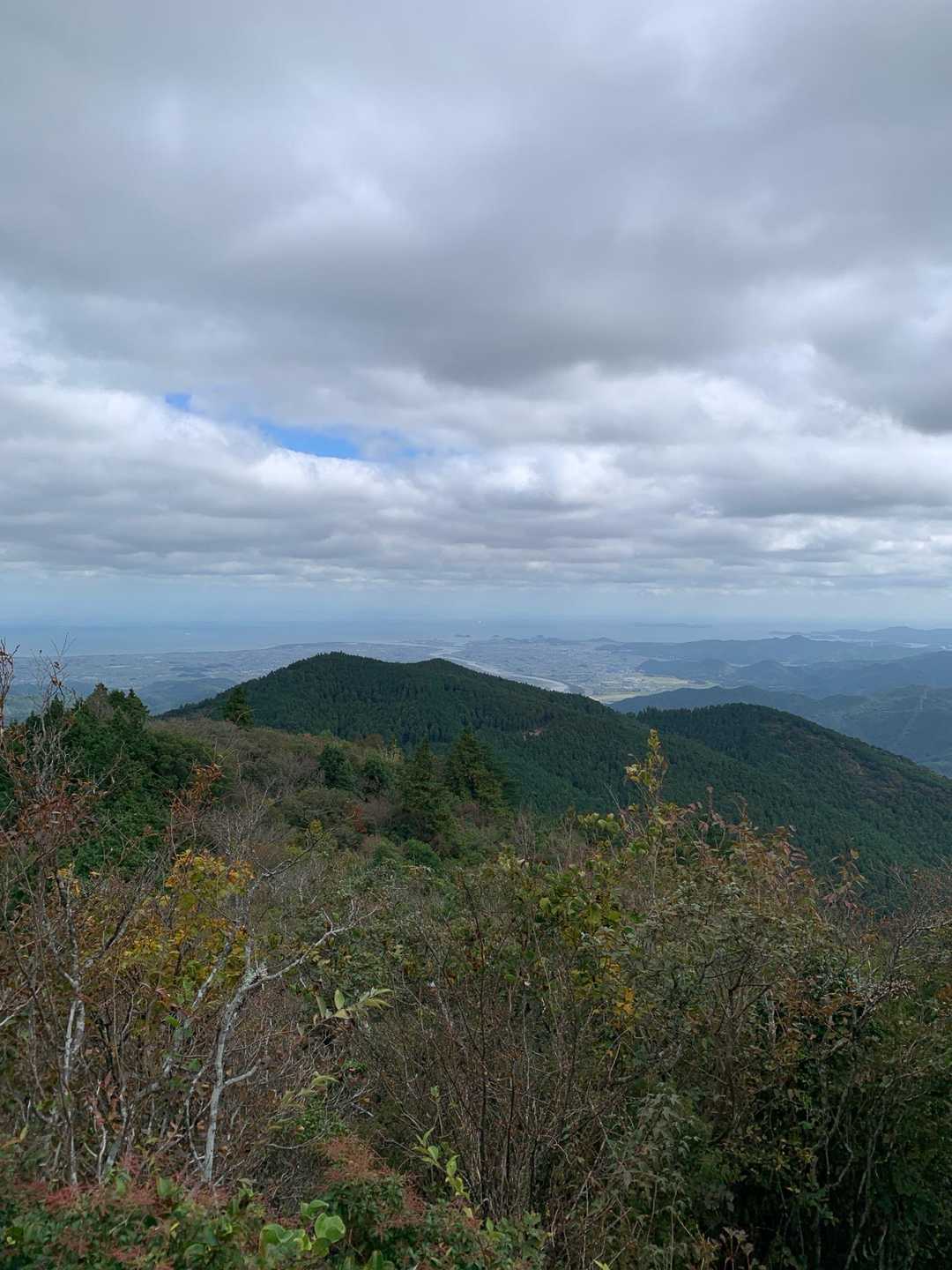 中津峰山 往復コースの写真