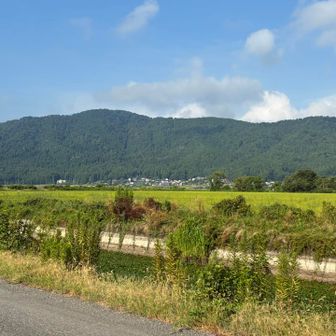 余呉から見る山々
今日はグルリとこの稜線を行く予定