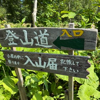 登山口には山小屋もありました！
それではスタート