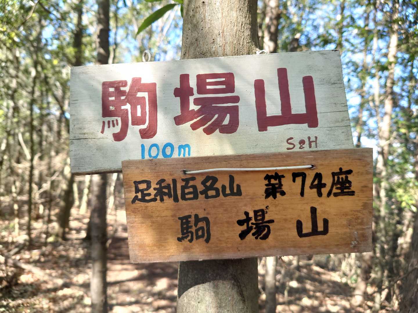 足利百名山　駒場山✨