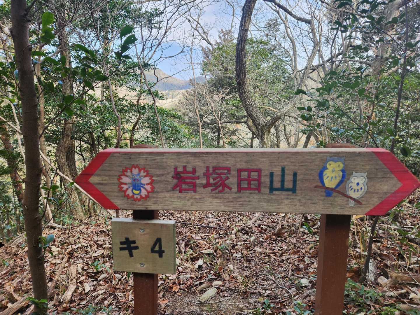 額堂山-森ヶ嶺登山口-森ヶ嶺-ふっこし峠-高野御前山-まさ 周回コースの写真