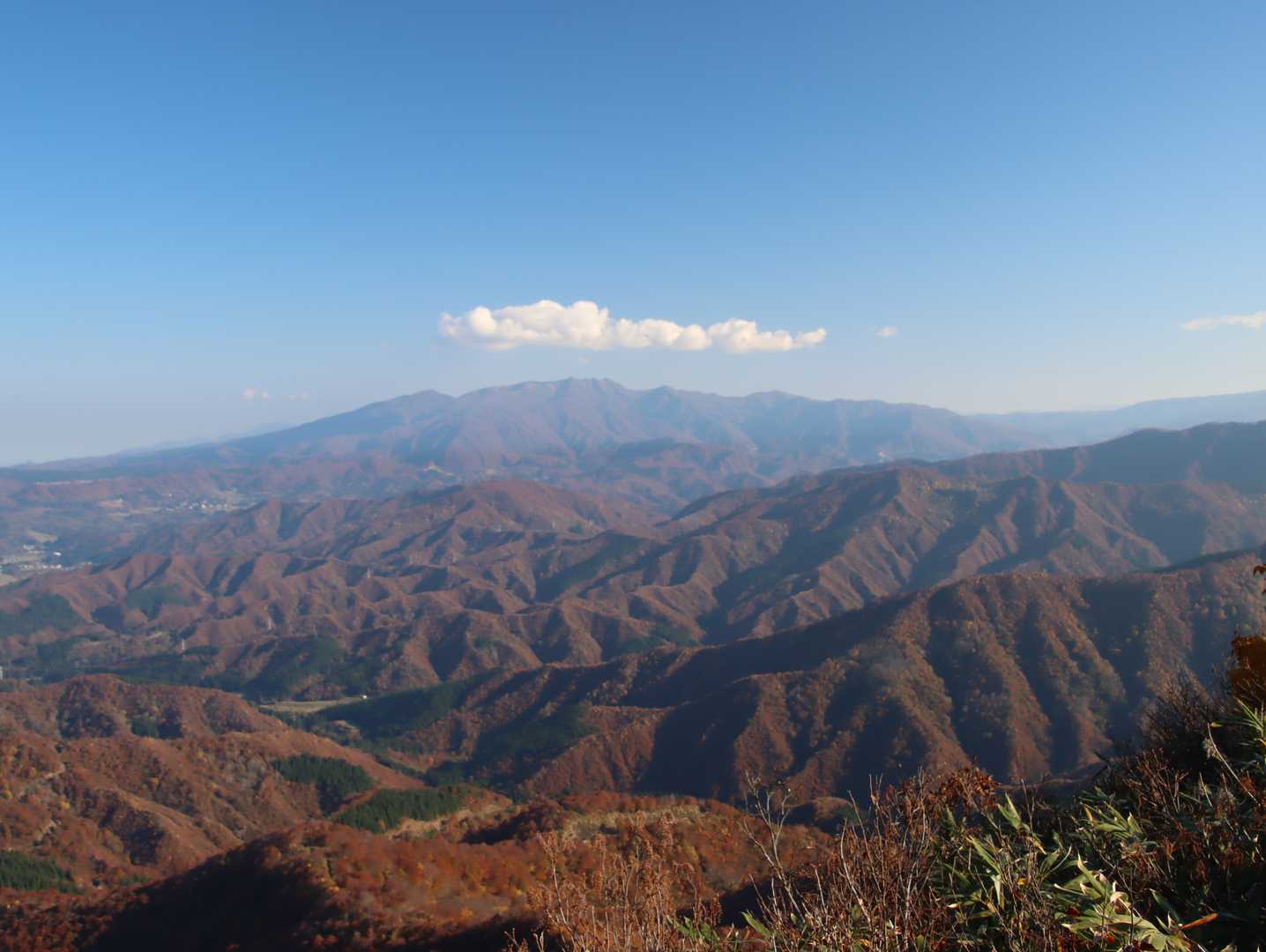 ここは展望がいい
守門岳