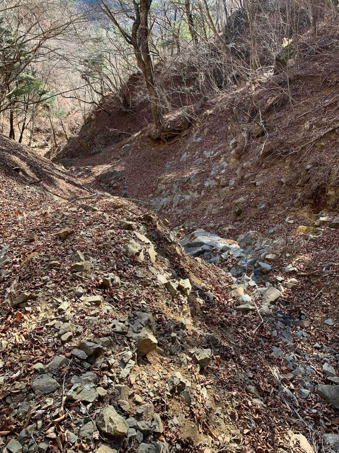 道坂隧道入口バス停-道坂峠-今倉山-松山 周回コースの写真