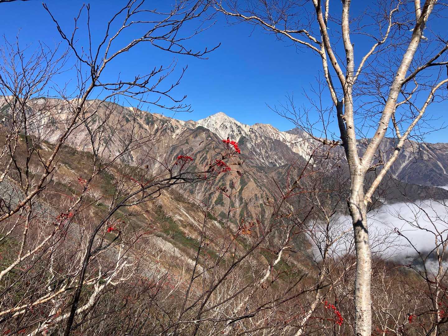 秋空の白馬三山⛰️
