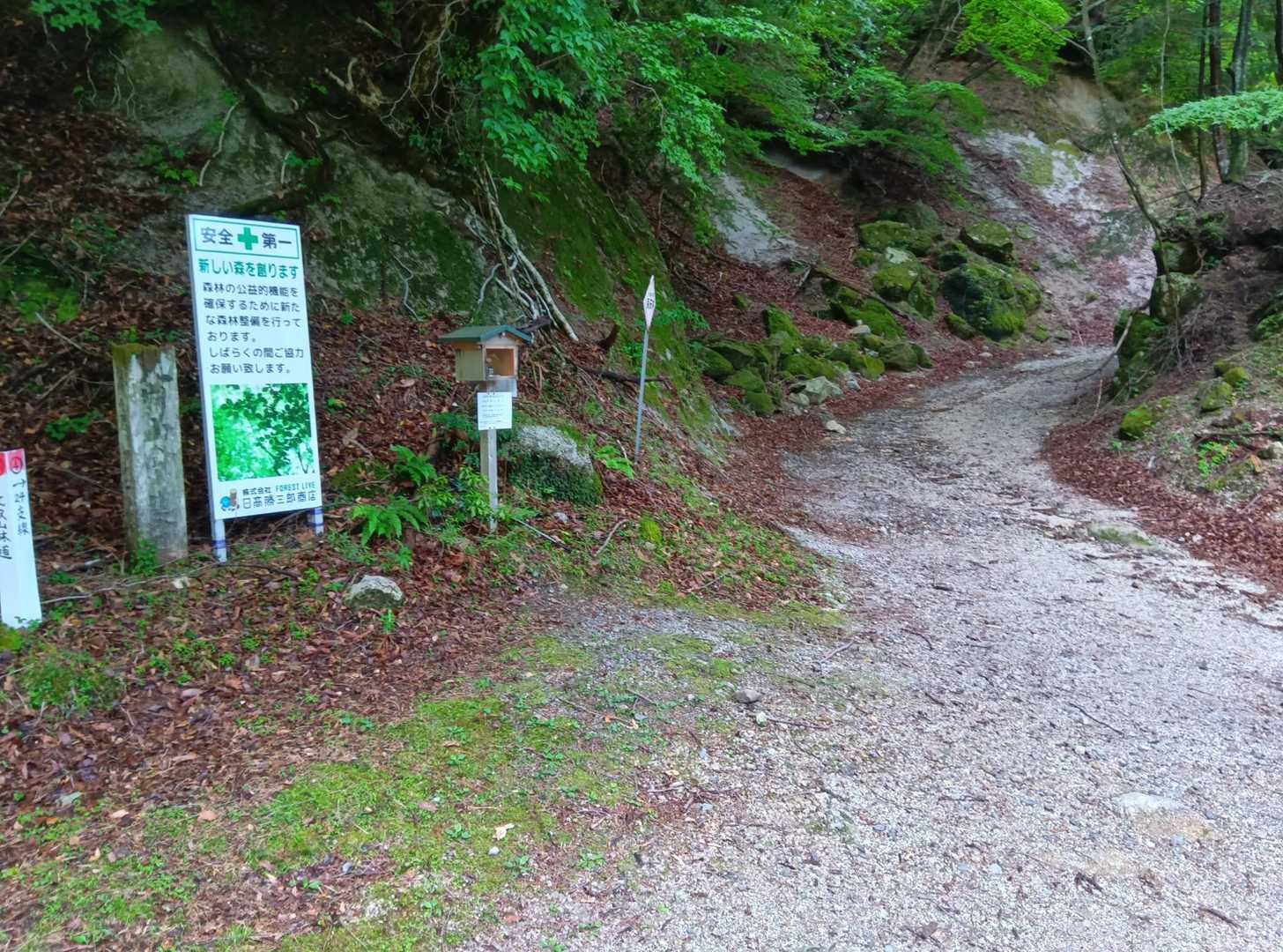 宇土内谷登山口駐車場
