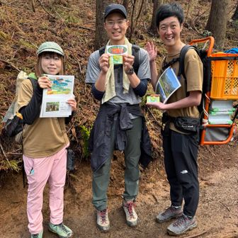 塩湯さんとmihoさんに遭遇！ステッカーいただきました😊