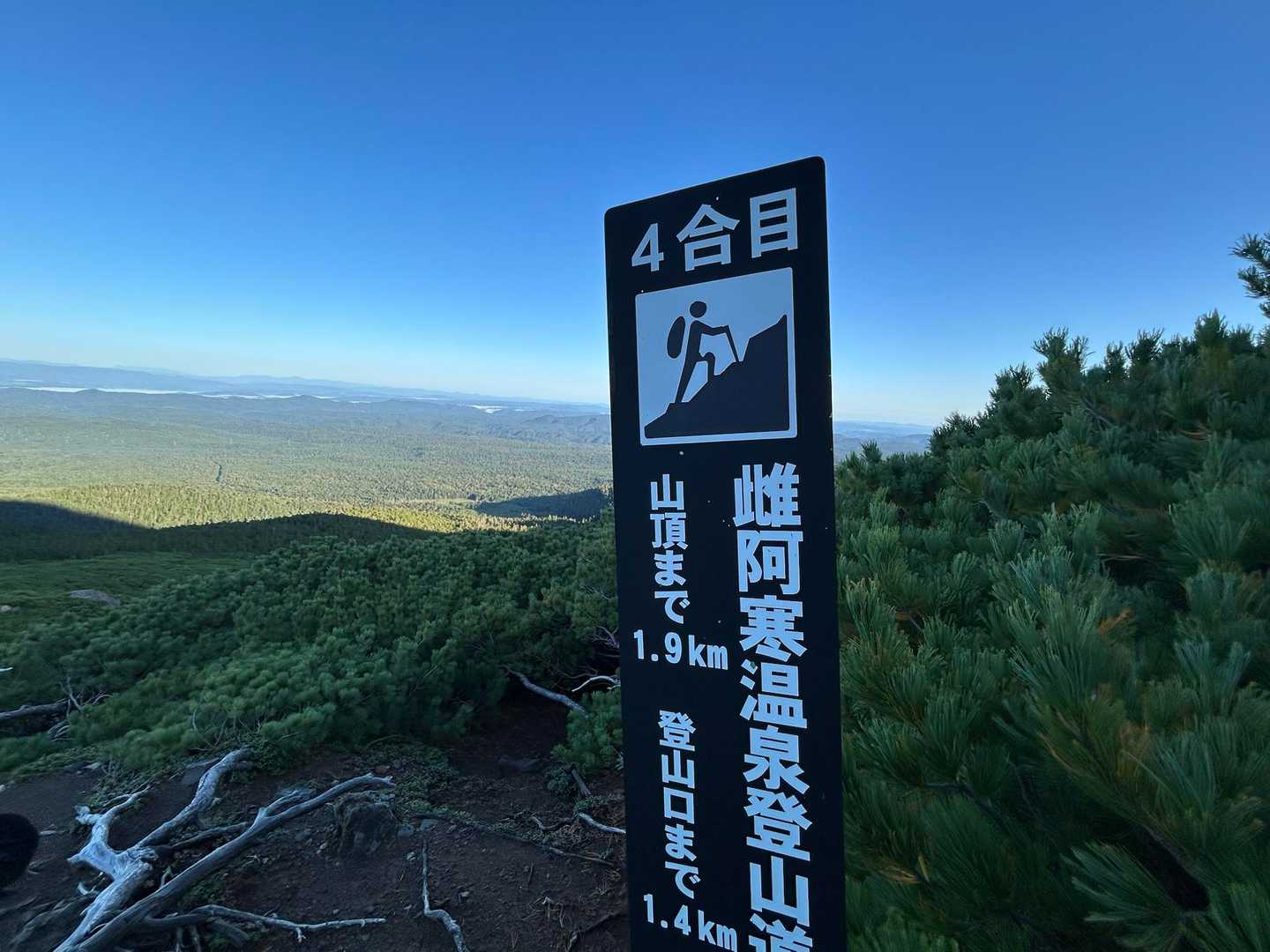 ❹ 景色が開けてきて見晴らし最高👍