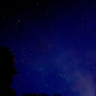 iPhoneではコレが限界な星空