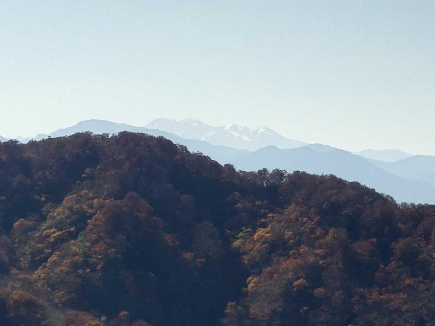 白山も見えました😄