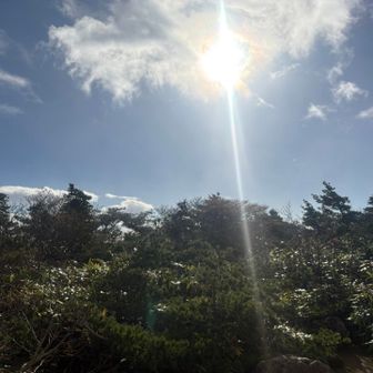 二本松方面は、ほんとの空が広がっていました