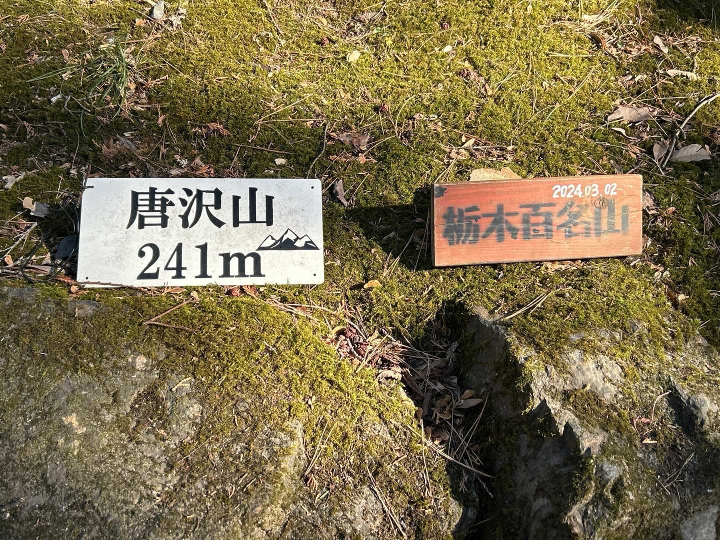 唐沢山のピークは唐沢神社⛩️の横にあります。