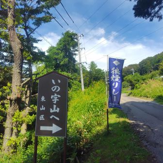山に入ります
狼煙リレーするのですね