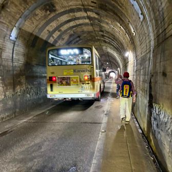 和田峠からの路線バスが藤野駅に向かってます🚌