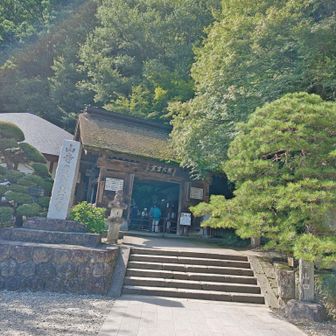 奥之院まで続く1,015段の石段が続きます。
