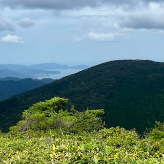 銅塚からの宮津湾。海が近く良き眺望です。