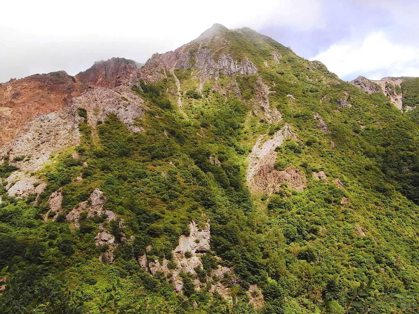 朝日岳⛰まだ紅葉していません！