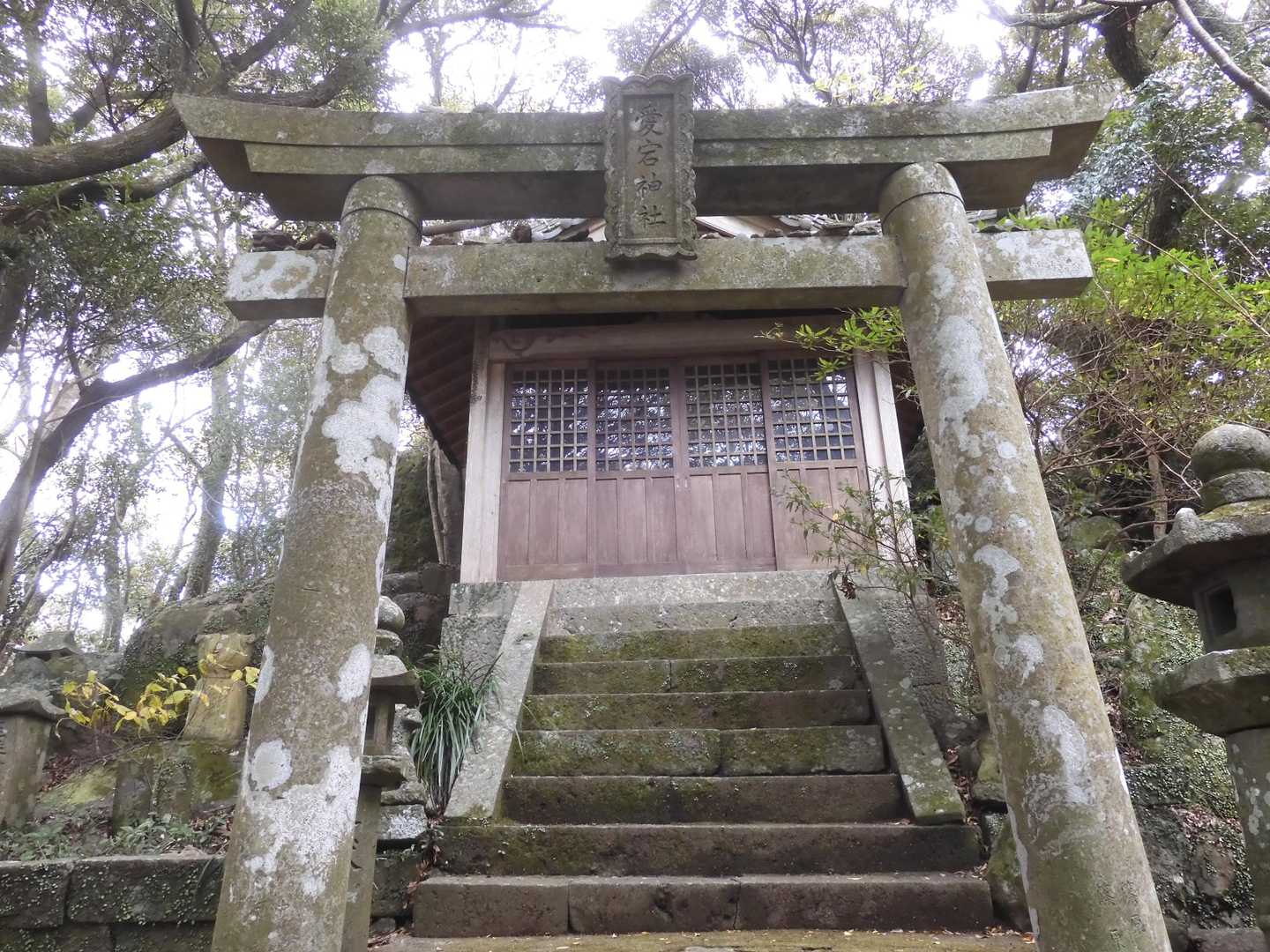 愛宕山（あたごやま 230m）山頂の愛宕神社参拝