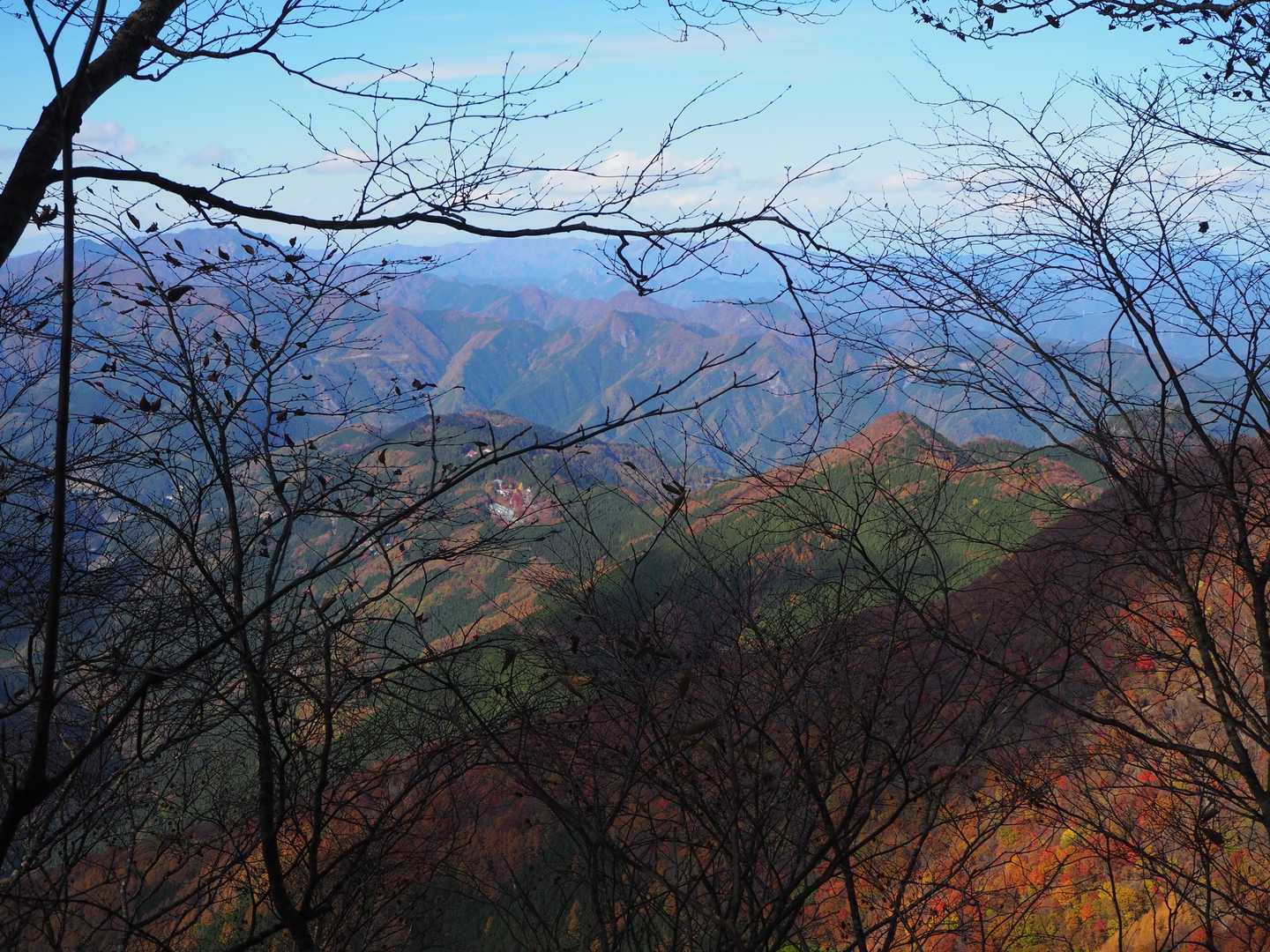 白岩山-前白岩山-お清平-霧藻ヶ峰-地蔵峠-三峰ビジターセ 縦走コースの写真