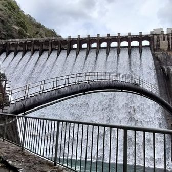 昨日の雨のため？？すごい水量です😮