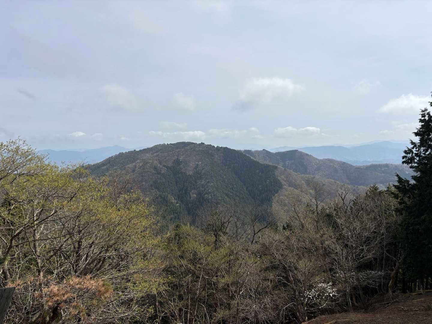 東床尾山が見えました😊