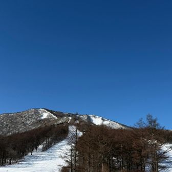 「ほんとの空」が広がる今日のあだたら高原スキー場☺️
滑走可はまだ一部のようですが営業開始したようですね⛷️リフト動いて数人が滑っていました。
風なく暖かい♪