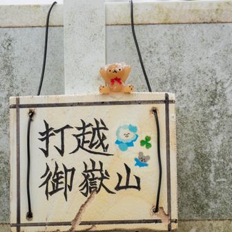 各所にプレートなどあり🐻