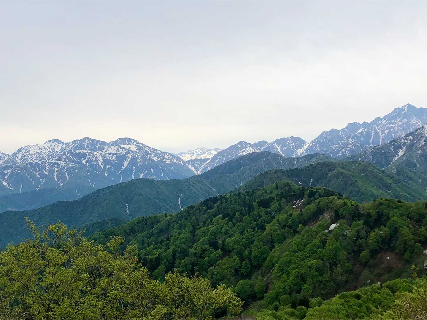 大熊山〜池平山〜剱岳方面！？