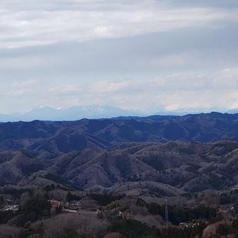 西金砂山山頂から。