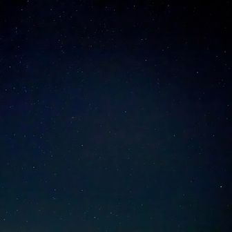星空は昨夜のほうが綺麗でした