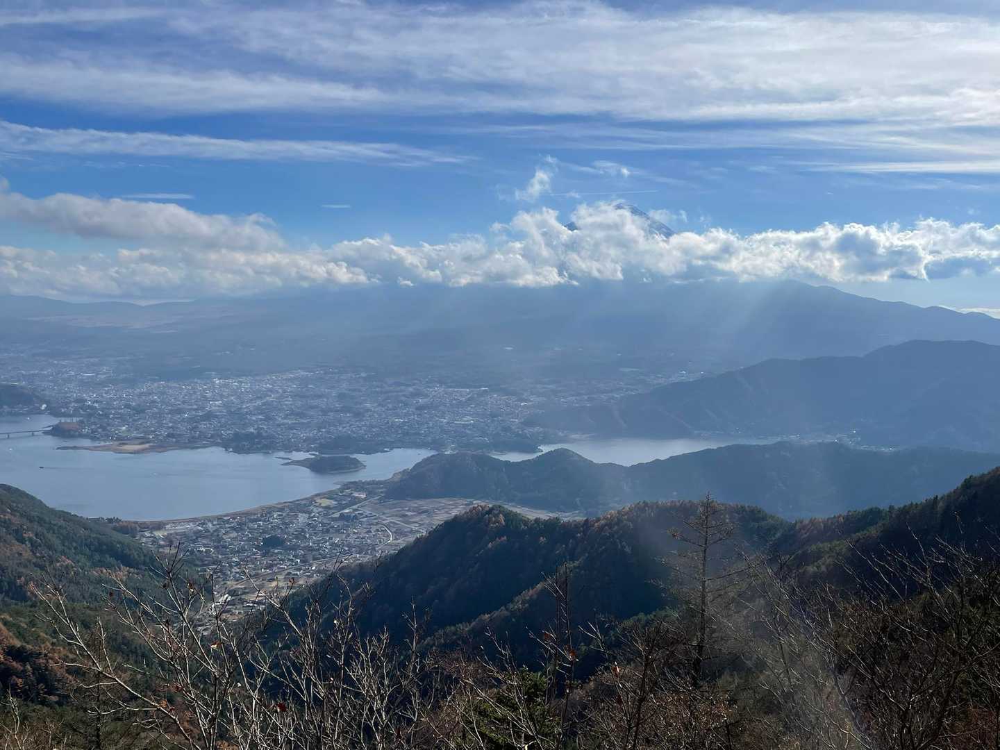 チラ見せ富士