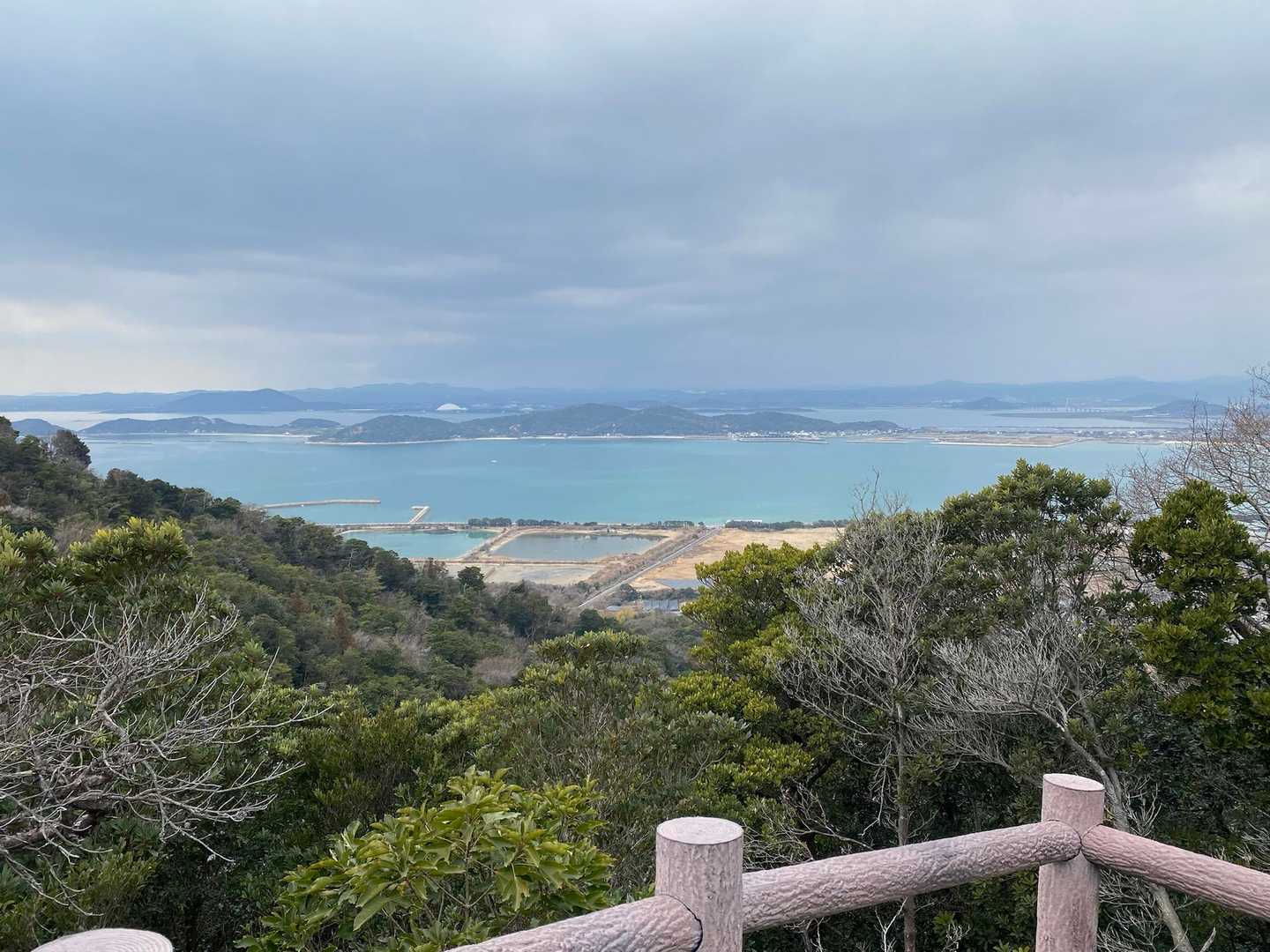 行者嶽の展望台から阿知須