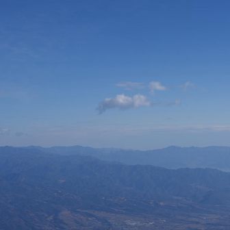 甲武信ヶ岳が見えた