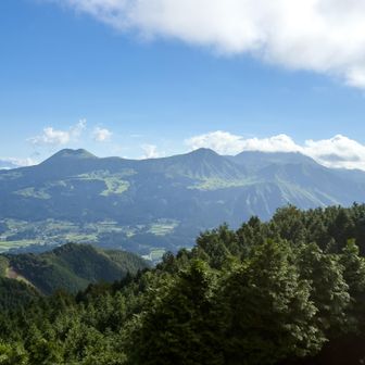 今日は快晴で、阿蘇山がよく見える日でした。