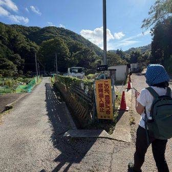 7.8.9月は分岐にボランティアのおじさんが。
暑い中お疲れ様でございます🙇