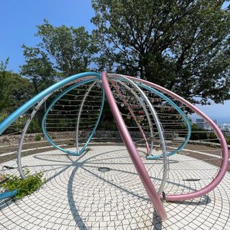 山の日バッチをとるために諏訪山に寄りました