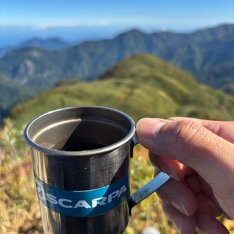 いつもの山頂コーヒー☕️