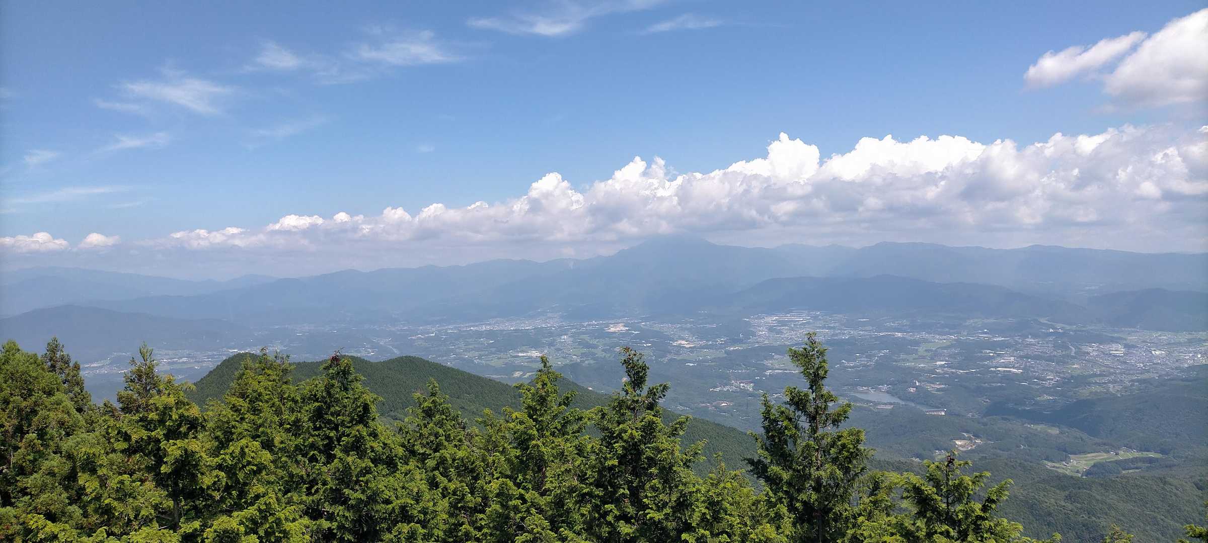 物見岩からの景観