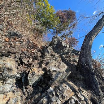 まだまだ登ります。
この辺はロープ、鎖はありません。