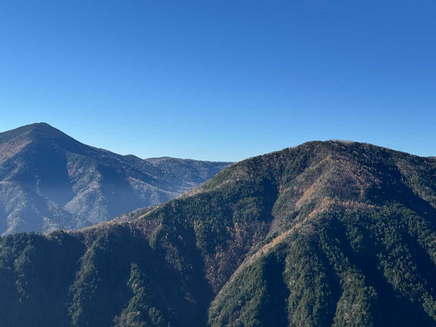 西沢渓谷入口バス停-ゲート-鶏冠山-木賊山 周回コースの写真
