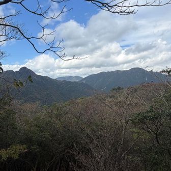 いつもの鎌ヶ岳、雨乞岳、御在所岳