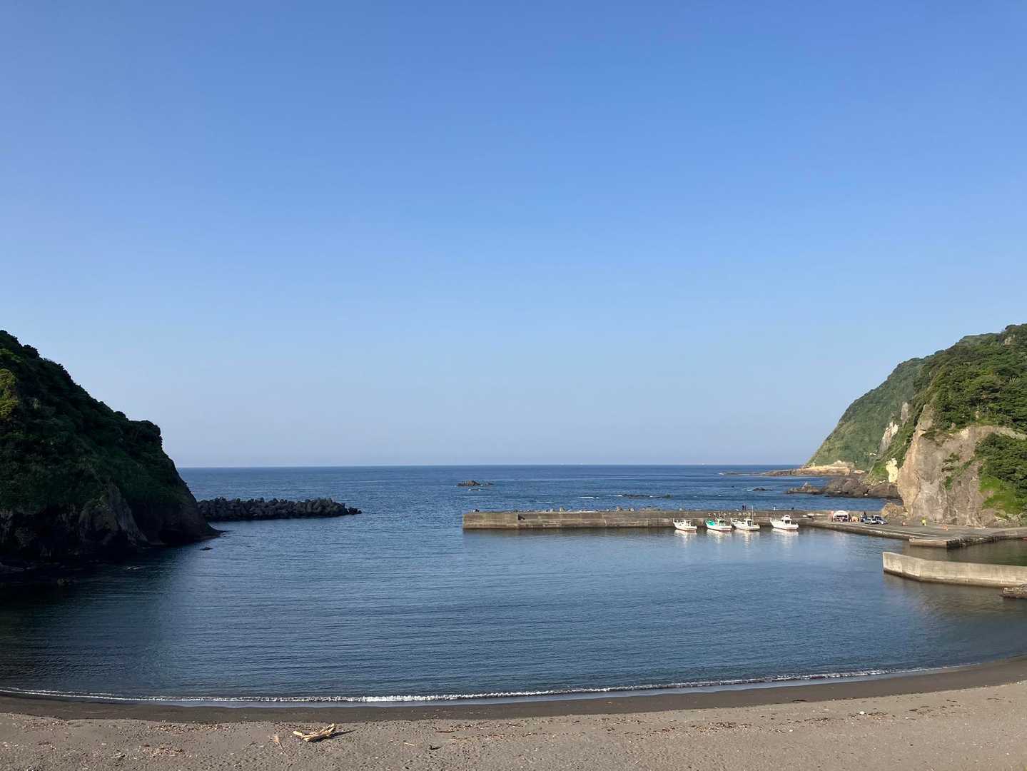 石廊埼灯台-石廊崎熊野神社-入間　バス停-富戸の浜-吉田入 縦走コースの写真