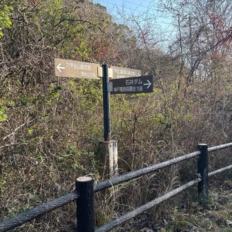 石井ダム方面へ