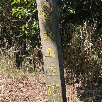 これは、お初の倉木山西山頂！