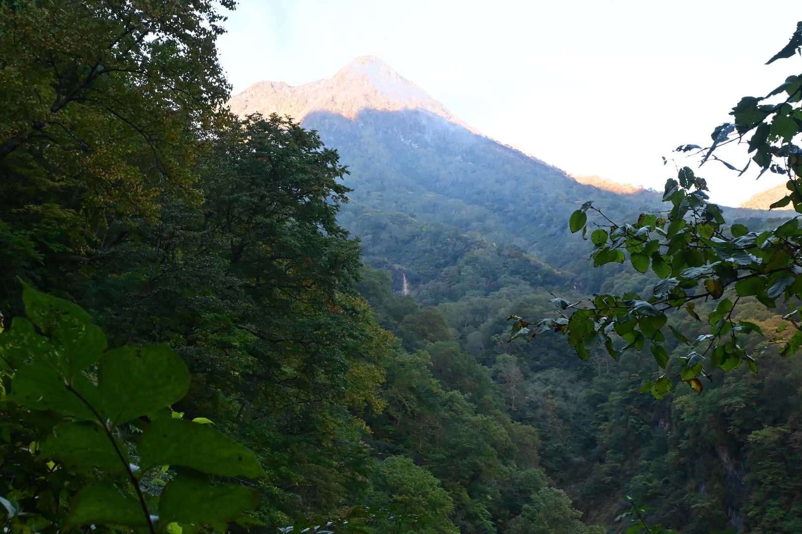 登山口付近からの妙高山