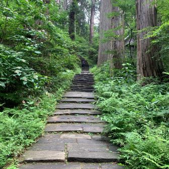 石階段、どんどん登るよ、一の坂