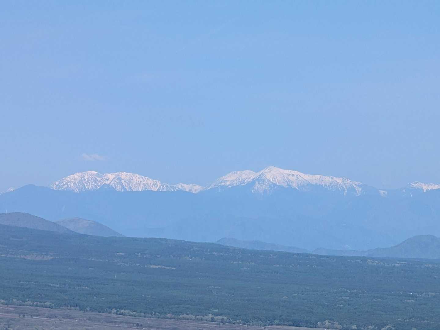 赤石岳と荒川三山かな…